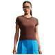 Nike Γυναικεία κοντομάνικη μπλούζα Sportswear Chill Knit Cropped T-Shirt